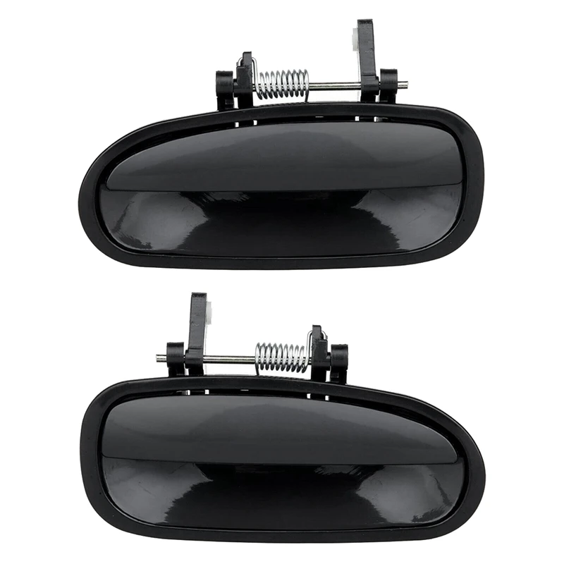 

2Pcs New Rear Exterior Outside Door Handles Set LH RH Black For 1996-2000 Honda Civic