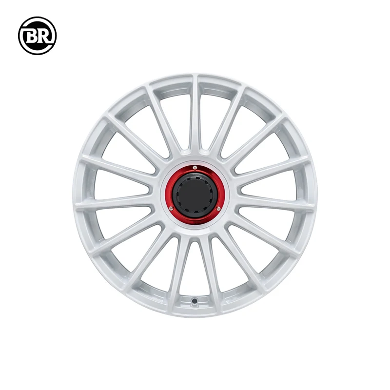 

Custom Multiple Banners Are All White 18-26 Inch Racing Car Wheels Deep Dish Forged 5*130 Rims With Polished Lip