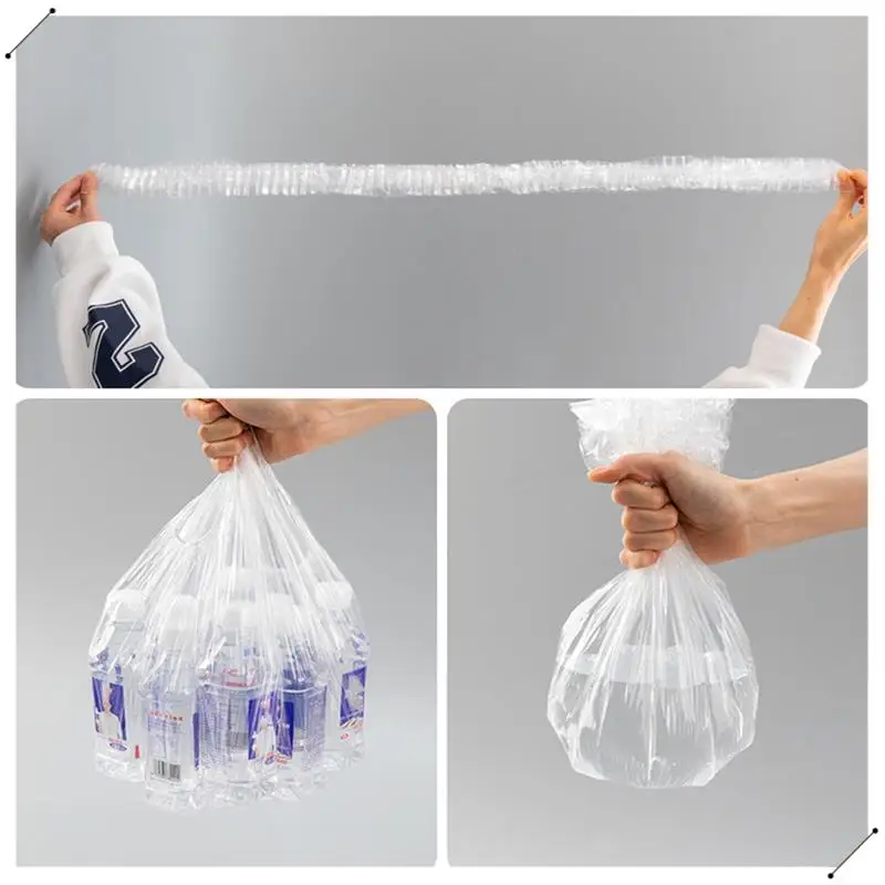Disposable Food Covered With Plastic Bags Food-Grade Fruit And Vegetable Storage Bag Elastic Plastic Bag