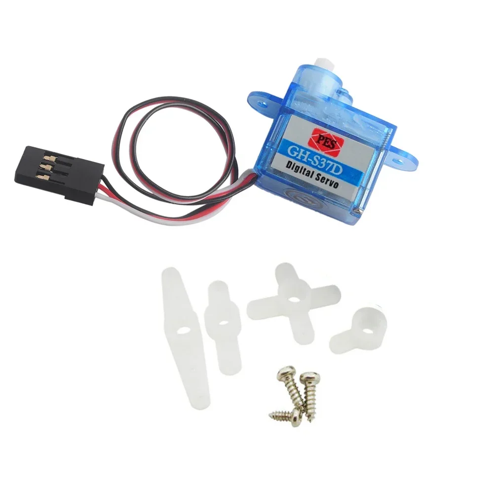 10pcs GH-S37D 3.7g Micro Servo Super Light for Control Aircraft Flight Direction Rc Plane Helicopter Boat Car Trex 250