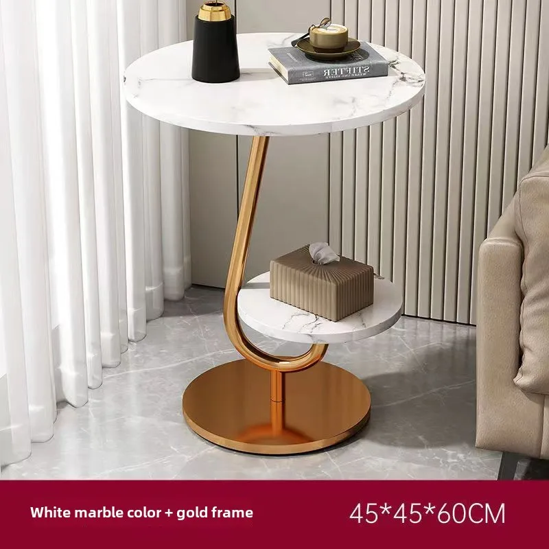 

Creative side table Modern simple living room Sofa side table Small coffee table Small apartment household round