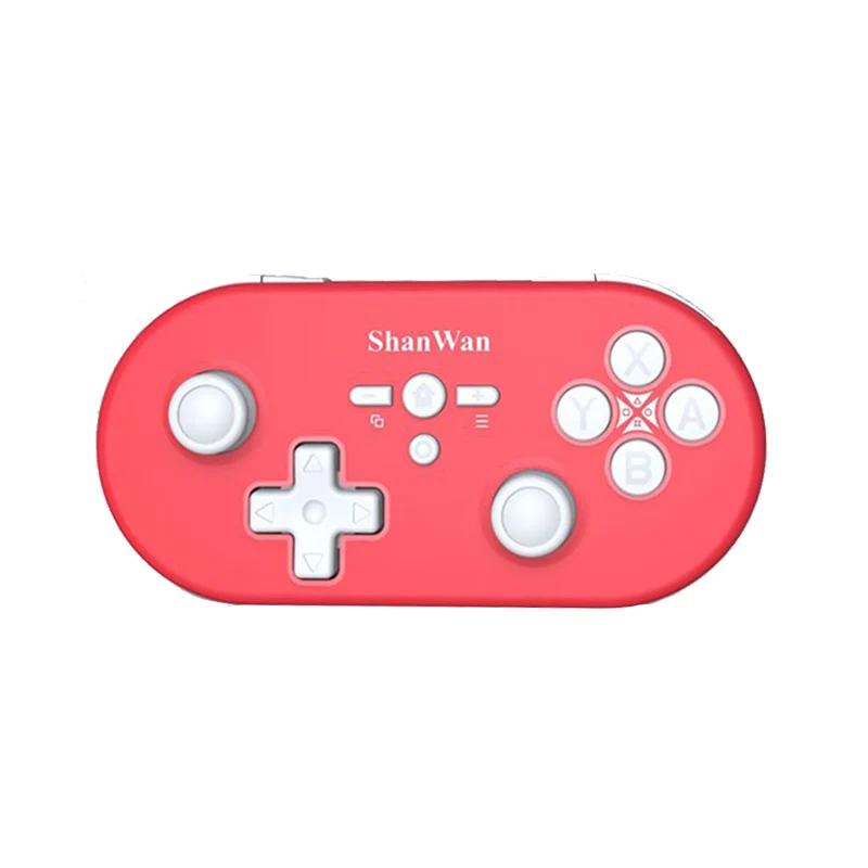 Shanwan Q36 Q37 New Mini Gamepad Micro Wireless Game Controller For Switch PS4 PS5 Android iOS PC with Hall Joystick Six-axis