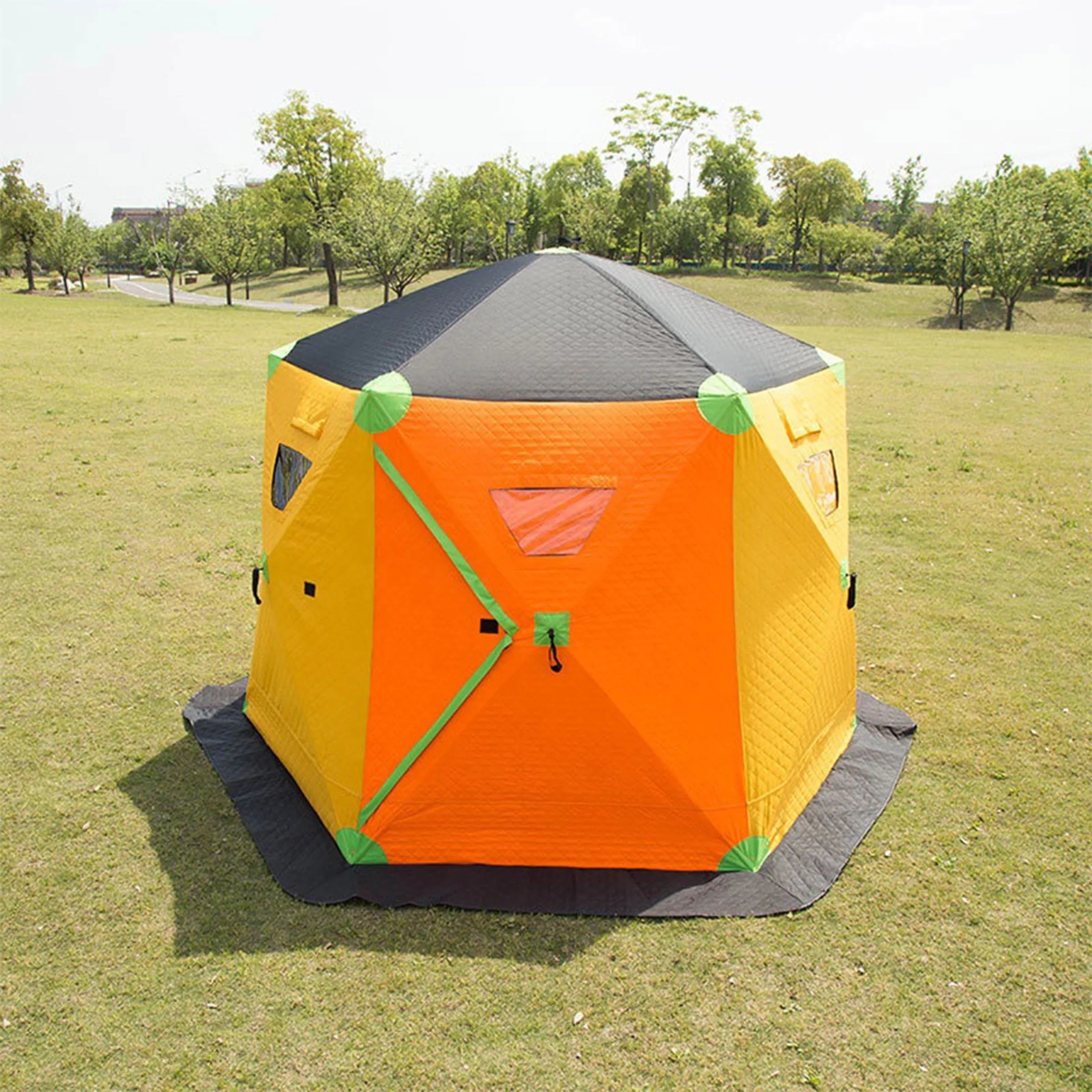 2022 factory direct selling 34 outdoor sauna Tents with cotton,and thickening easy to snow fishing ice Tents/