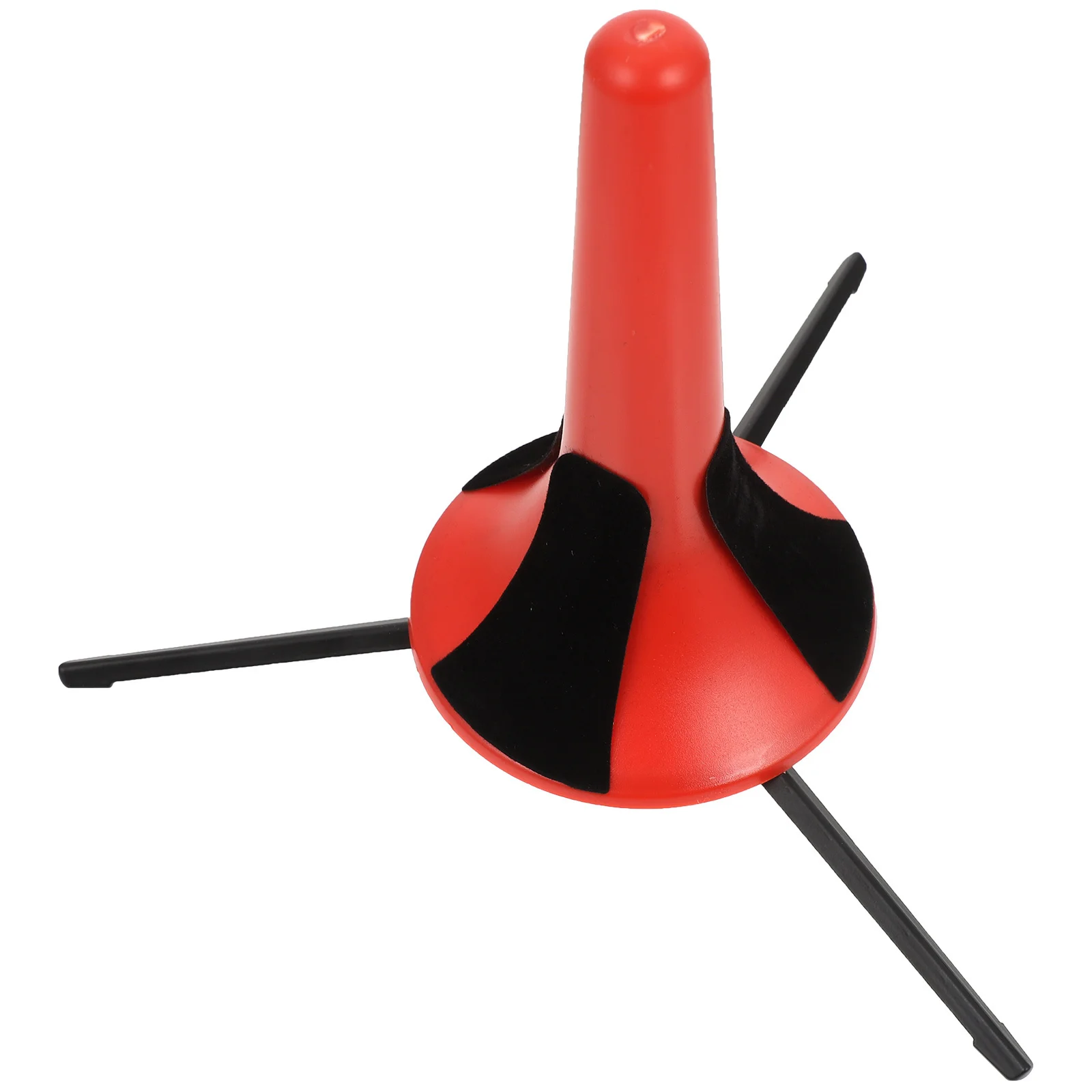 

Trumpet Holder Stand with Detachable Foldable Metal Tripod for Trumpet Wind Instrument Accessories (Red)