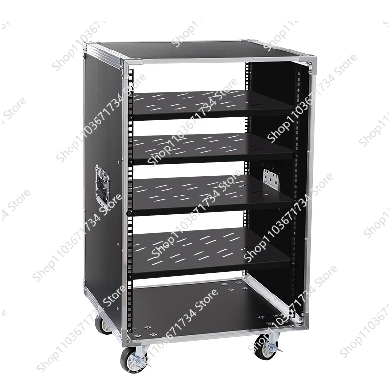 

8U/12U/16U Power Amplifier Cabinet Home KTV Audio Equipment Cabinet Simple Chassis Mixer Shelf Air Case
