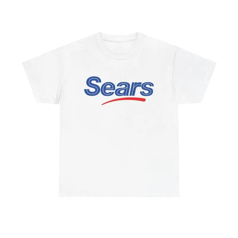 تي شيرت Sears And Roebuck بشعار عتيق من القطن الثقيل ميكانيكي نيو إنجلاند #1