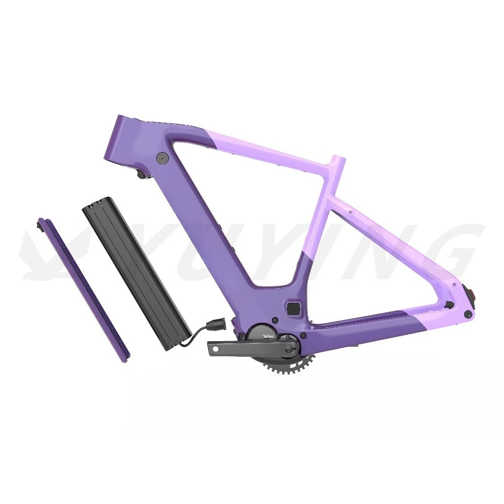 High Performance 250W Mid Motor Electronic Shifter Derailleur Carbon Fiber Road Bicicleta Frameset
