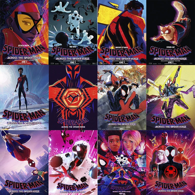 2024 New 5D DIY Spider-Man: Across the Spider-Verse Diamond Painting Kit Diamond Embroidery Color oil hand home decor