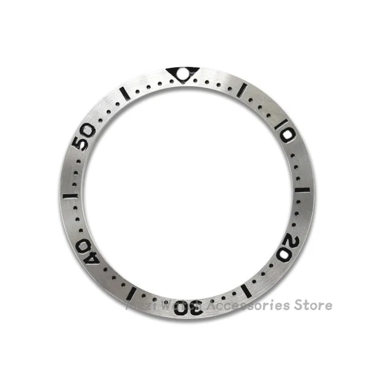 38mm*31.5mm SKX007 Silver Stainless Steel Polished Bezel Insert For Seiko SKX007 009 011 SBBN015 017 SKZ209 SKZ211 SRPD Watch