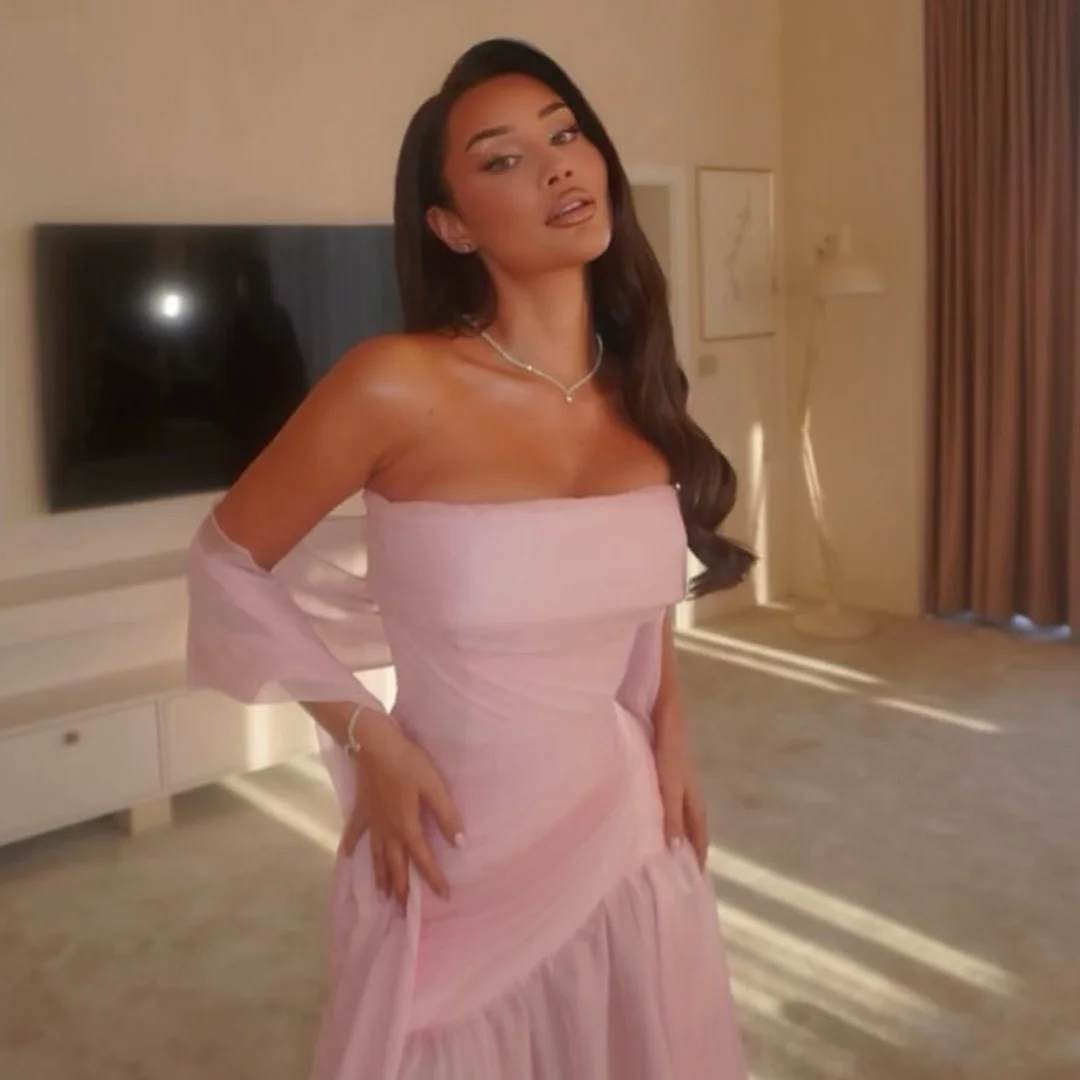 Mila Blush Strapless Ruched Cape Sleeve Prom Dresses Mermaid Maxi Gown Customized Formal Evening Elegant vestidos de gala 2025