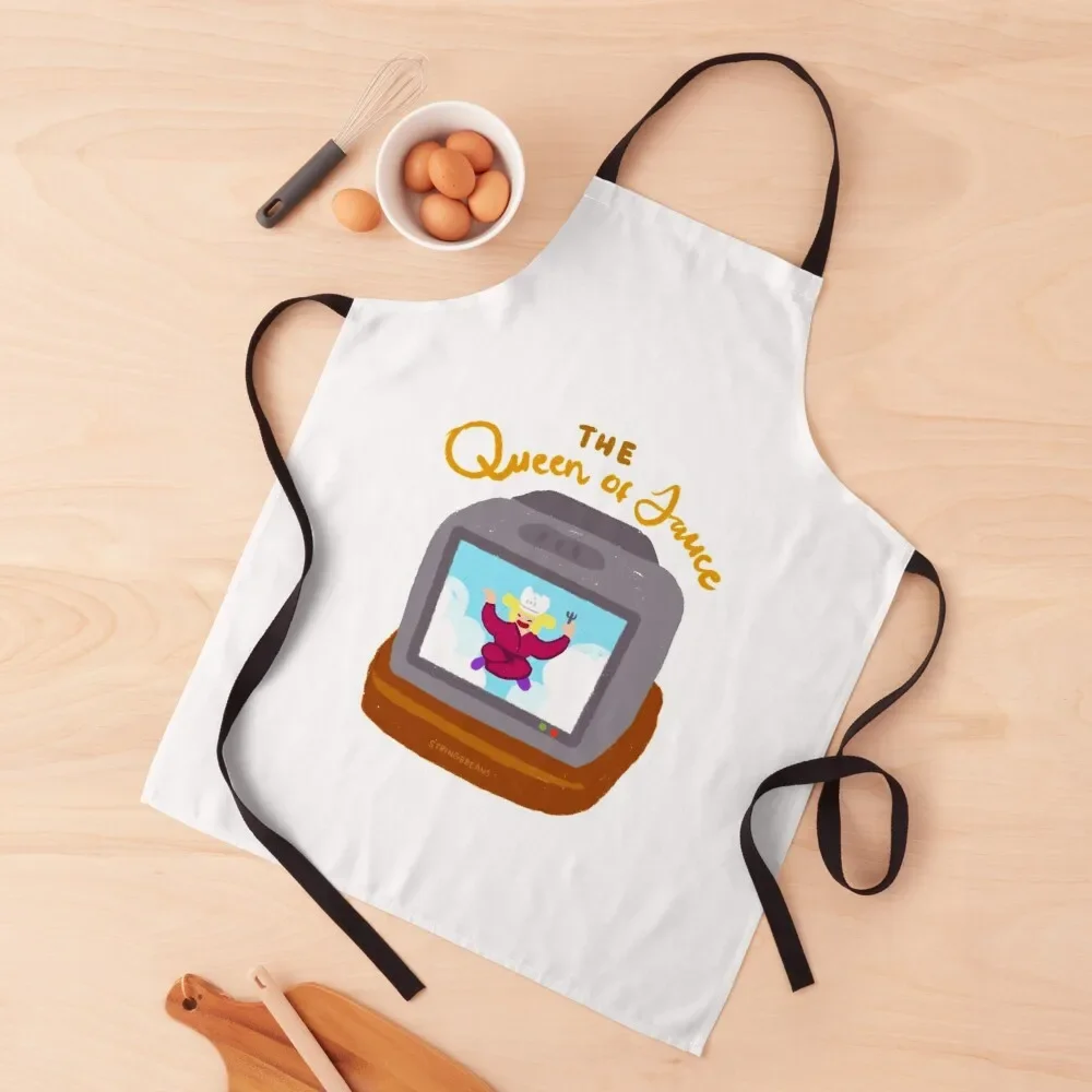 The Queen of Sauce Stardew Valley Television Show Apron Useful Things For Kitchen Kitchens For Men Apron