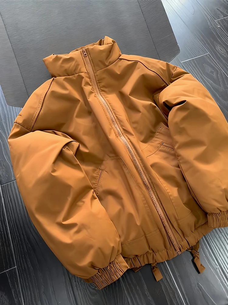 

Thiened Хлопковое мужское пальто-пилот Jaet, зимнее теплое пальто с воротником-стойкой из полиэфирного волокна, повседневное пальто для отдыха