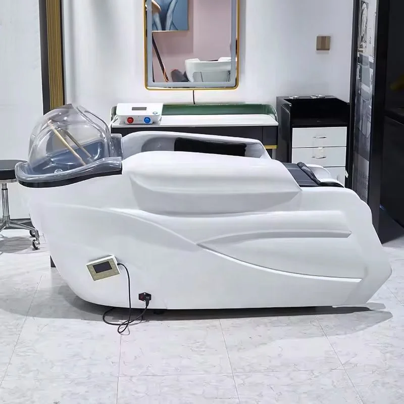 Foshan Factory New Arrival Modern White Shampoo Bowl Bed Chair for Sale