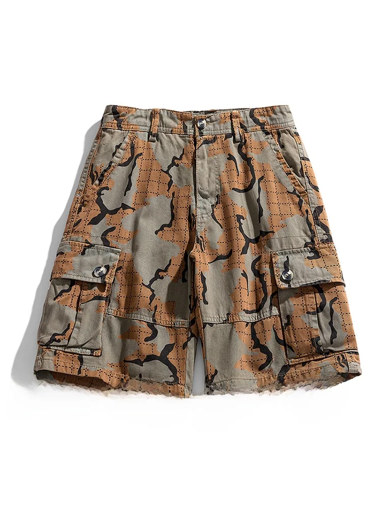 

Американская спецодежда Sle, повседневная хлопковая мужская тонкая летняя одежда Five-Quarter, износостойкая для ношения, прямые штаны