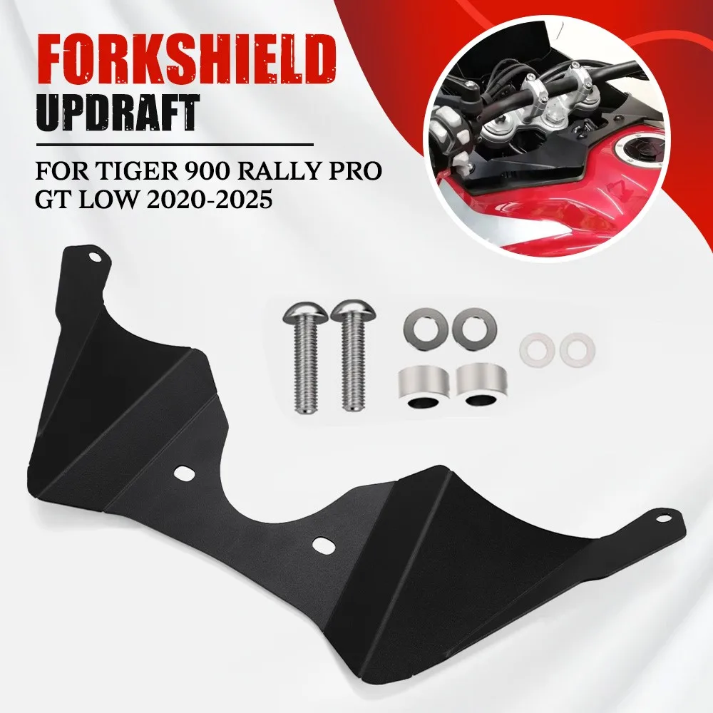 

For TIGER900 2025 Tiger 900 Rally Pro GT PRO LOW 2020 - 2024 Motorcycle Accessories Forkshield Updraft Wind Deflector Airflow