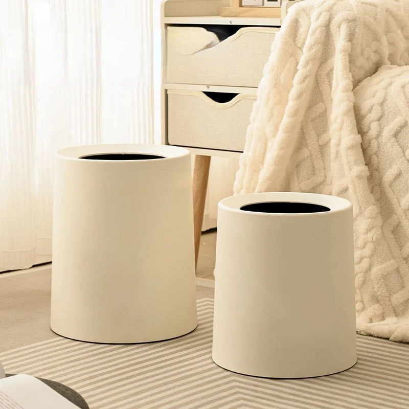 Double-layer Garbage Bins Household Simple Kitchen Bathroom Toilet Aesthetic Value Hotel Use Cleaning Waste Recovery Tools