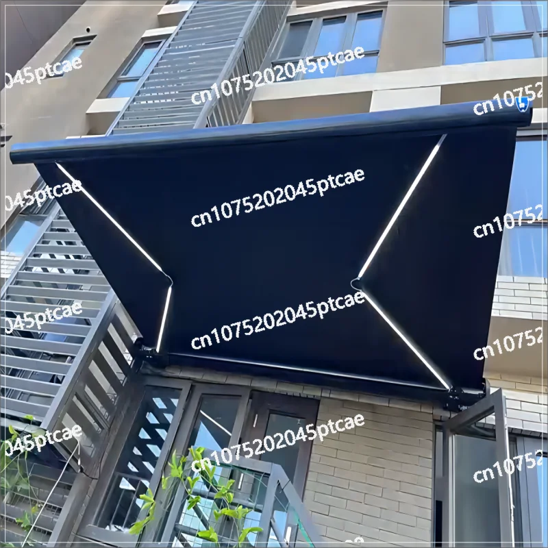 

Sun Shades Outdoor Retractable Awning Garden Buildings Automatic Awning Outdoor Cassette Foldable Awning