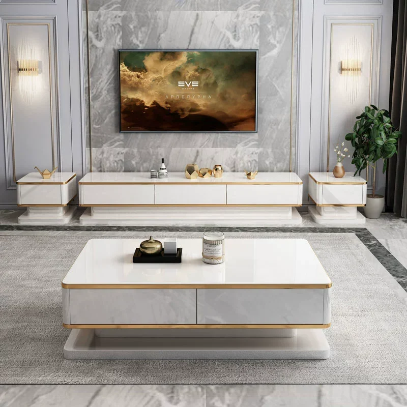 

Luxury Creative Design Tv Brackets Elegant Storage Aesthetic Tv Stand Modern Centro De Entretenimiento Tv Living Room Furniture