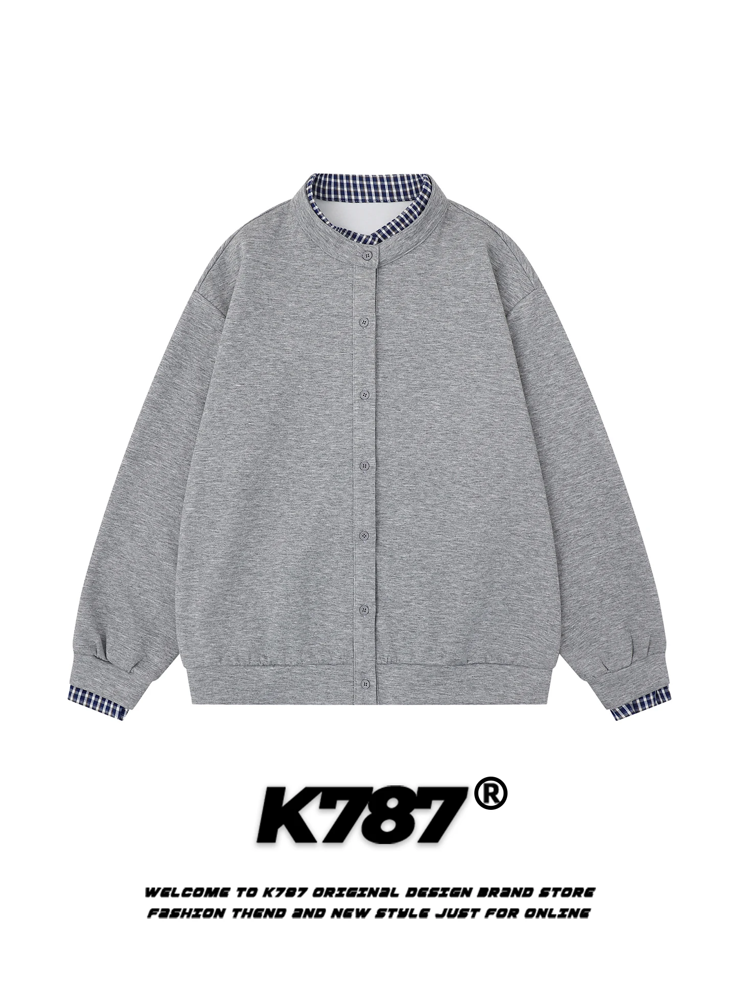 

Американский ретро-кардиган в клетку, свободный повседневный свитер для мужчин, вязаная верхняя одежда для ранней весны, модная женская одежда