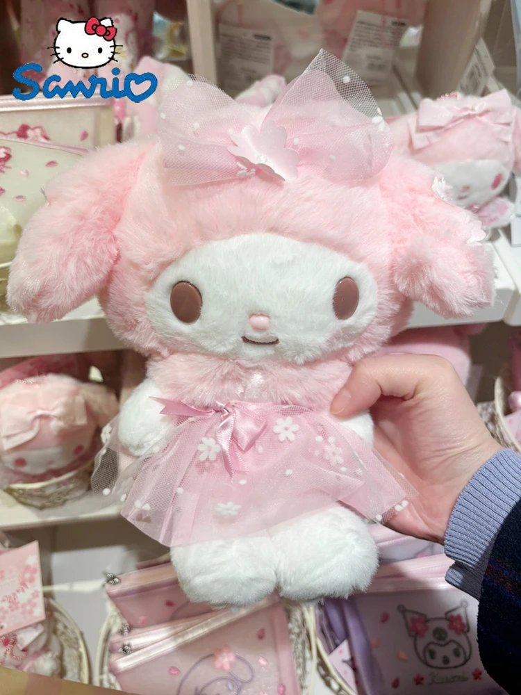 

Оригинальный Sanrio весенний плюшевый Коричный мой Мелодия Hellokitty Kuromi помпон пуриновое фортепиано мягкая плюшевая игрушка плюшевый брелок кукла подарок