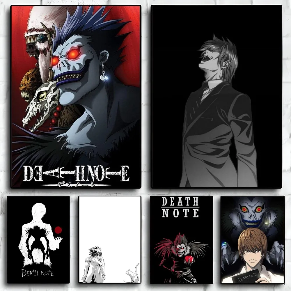 Anime Death Note Poster Paper Print Home Living Room Bedroom Entrance Bar Restaurant Cafe Art Painting Decoration