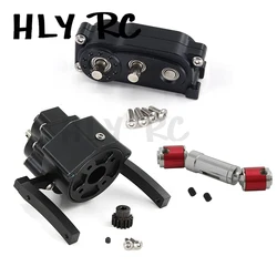 Prefixal Gearbox Transfer Case Front Motor Transmission for 1/10 RC Crawler Car Axial SCX10 & SCX10 II Upgrade Parts