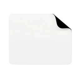 White Soft Leather Mouse Pad with Lichi Pattern Non-Slip Base Waterproof for Home/Office/Game,10x8 inch