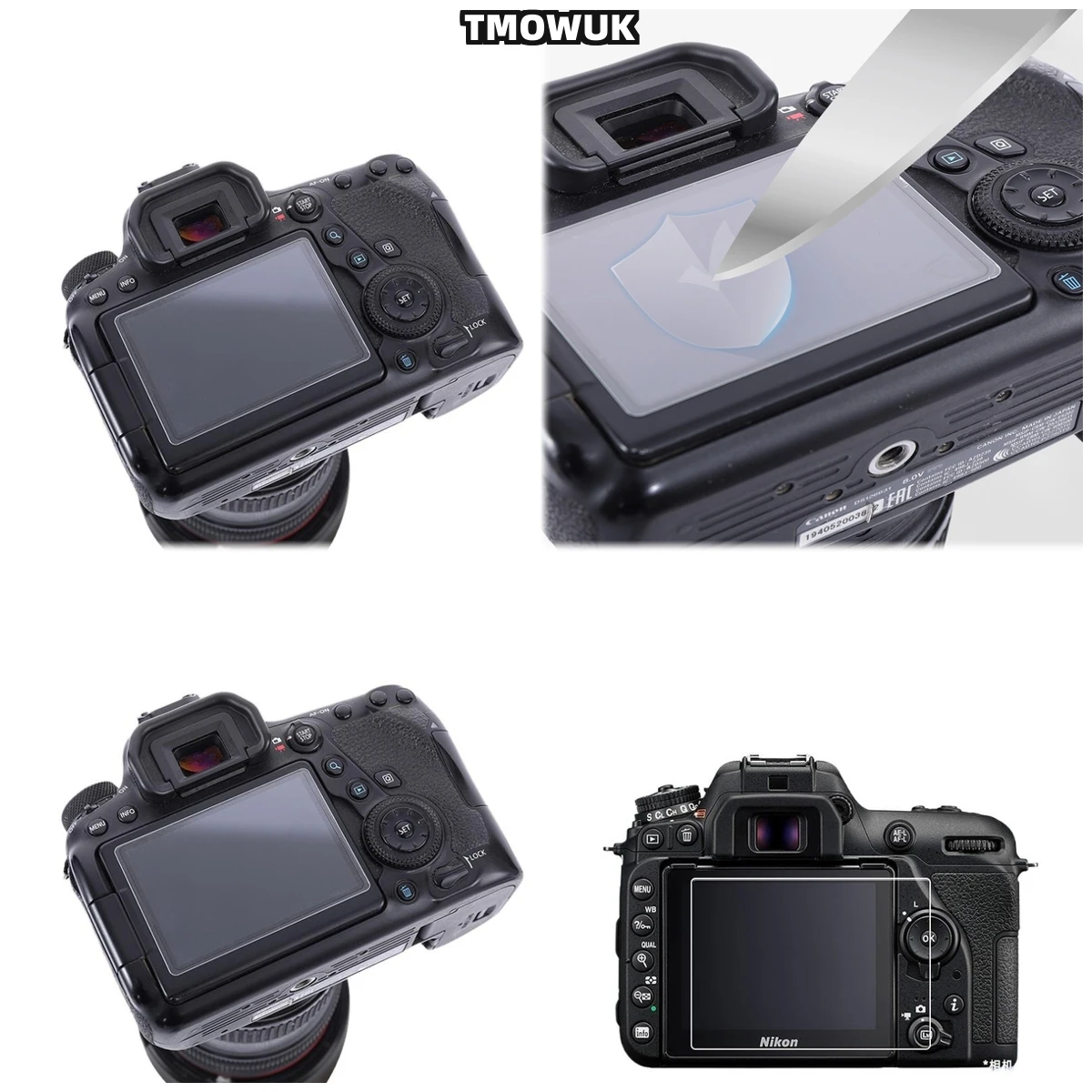 

For Nikon D5100 D5200 9H Hardness Tempered Glass LCD Screen Protector Anti-Scratch HD Clear Film