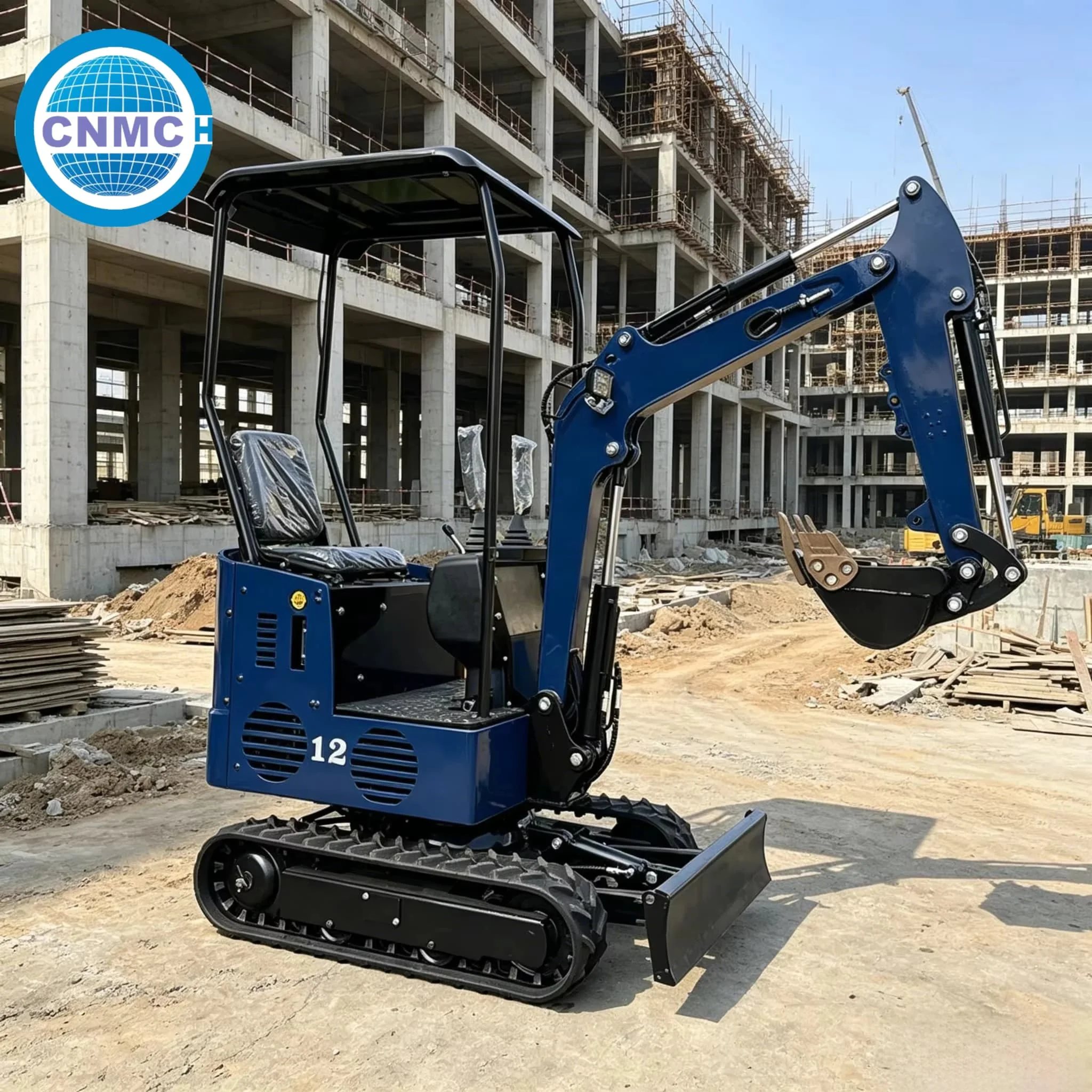 

Crawler Mini Excavator 1.2 Ton Small Excavator Digger Compact Excavator EPA CE Certification Gardens, Farms, Construction Use