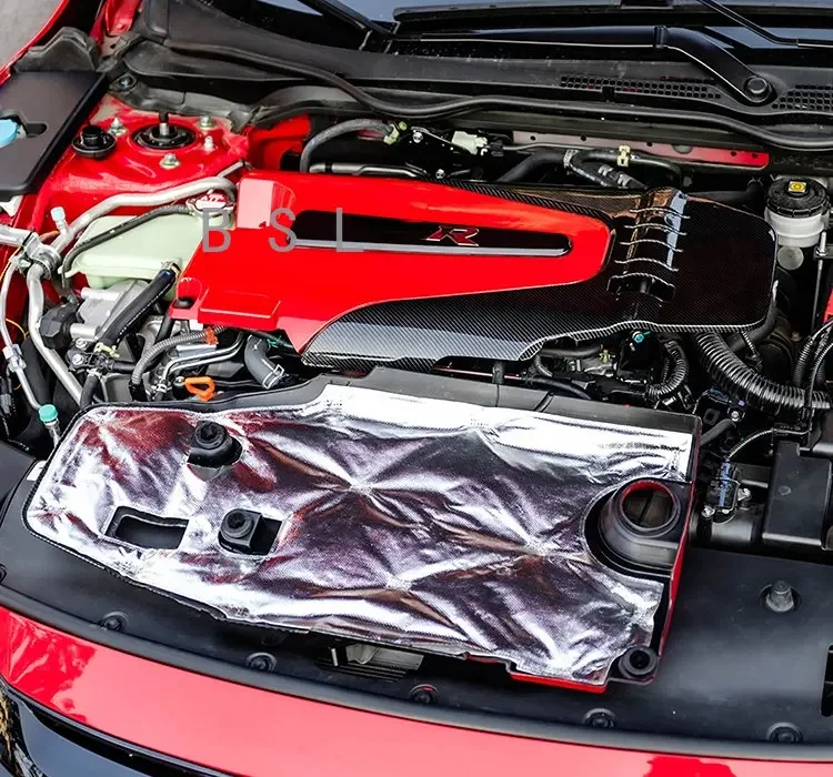 Cubierta de motor para Honda Civic, decoración de 2016-2022, cubierta antipolvo, accesorios de reducción de ruido, unidad izquierda Civic dedicada