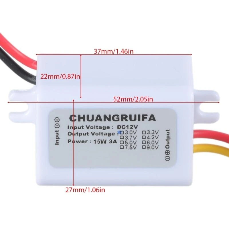Converter 12V Step Down To 3V 3A 15W Power Supply Module for DC/for DC New