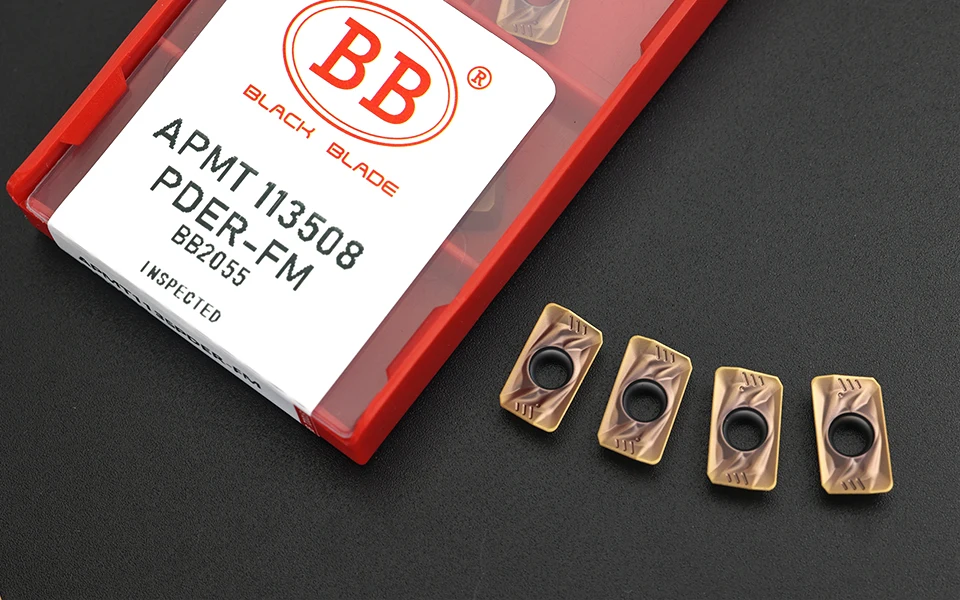 BB Hartmetalleinsatz APMT 1604 APMT 1135 APKT 1135 1604 PDER CNC-Maschine Wendeschneidplatten-Fräswerkzeug Klingeplatte PCD CBN – Detail 3
