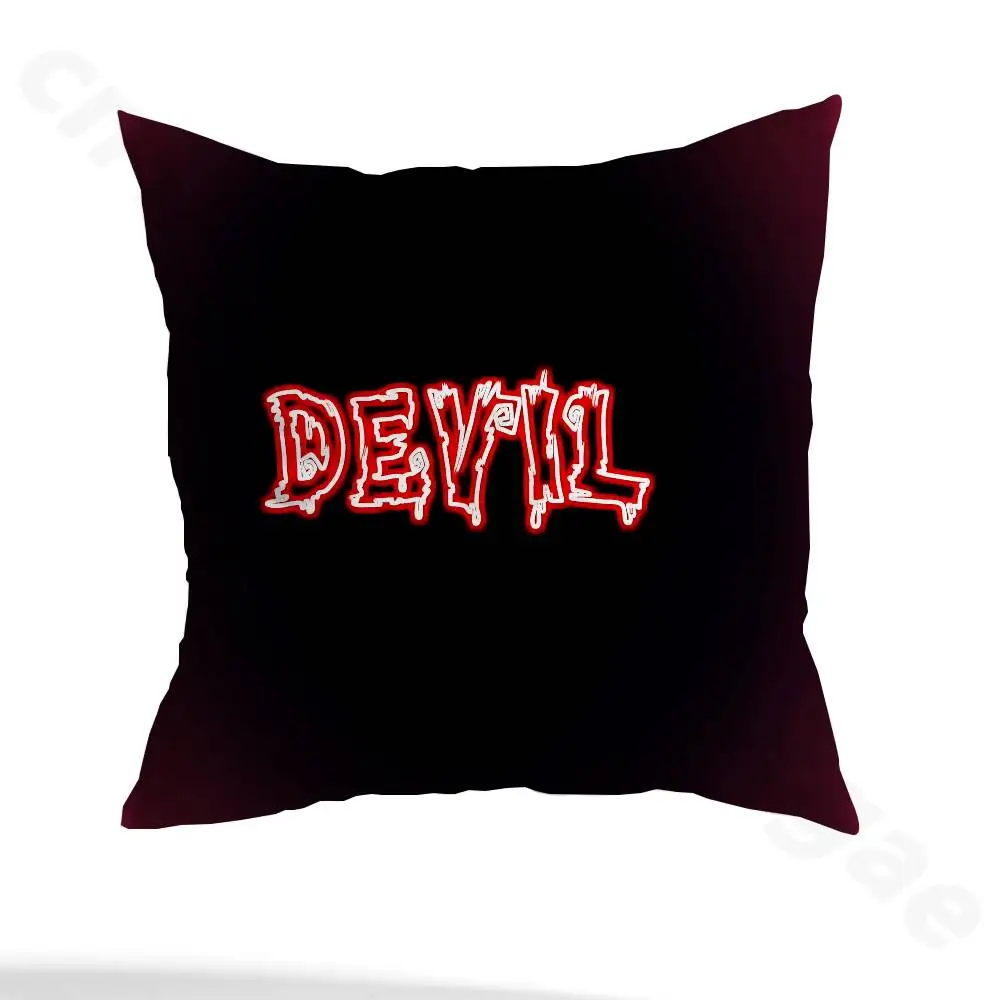 Yandere Tsundere Femboy Angel Devilish pillowcase casual style decoration, suitable for home decoration (excluding pillow core)