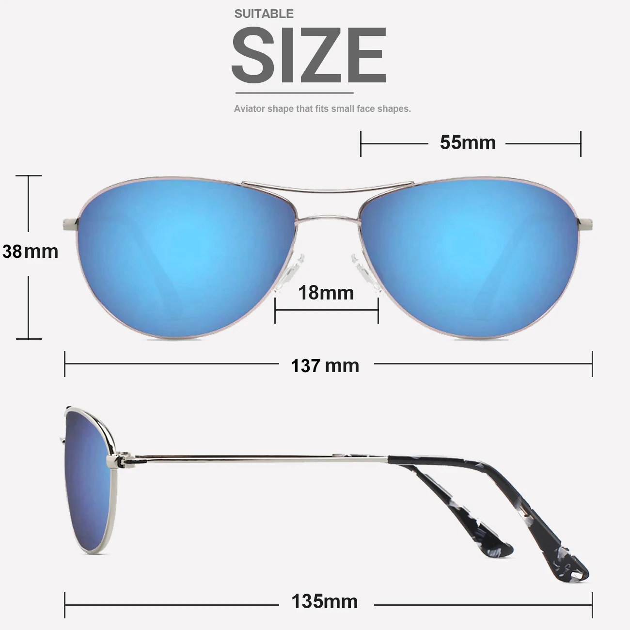 JULI Small Face Brand Classic Polarized Sunglasses Men Women Driving Running Male Sun Glasses Sports Goggles UV400 Gafas 8017