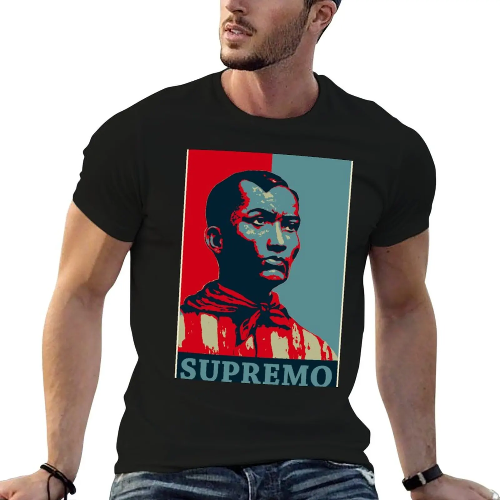 Andres Bonifacio - Supremo: Shepard Fairey-inspired T-Shirt tops tees graphic t shirts graphic shirts men t shirt