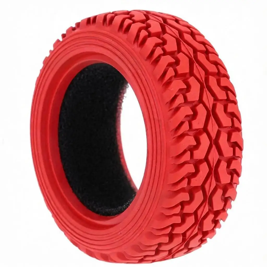 Austarhobby 4Pcs/Set 1/10 Scale On-Road Rally Tires Set for HSP Tamiya HPI RC Rally Model Car - Durable Performance Tires