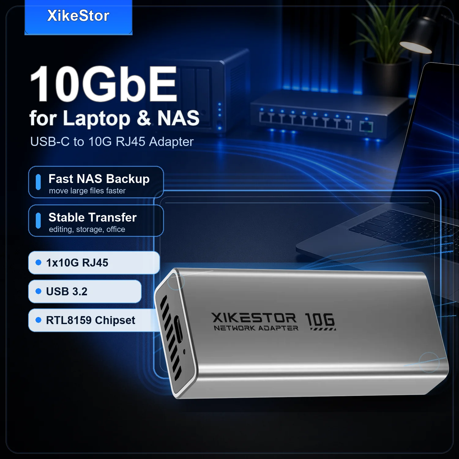 xikestor-scheda-di-rete-usb-portatile-10gbe-con-chip-rtl8159-adattatore-ethernet-esterno-usb-32-a-rj45-10-gigabit-accessori-pc