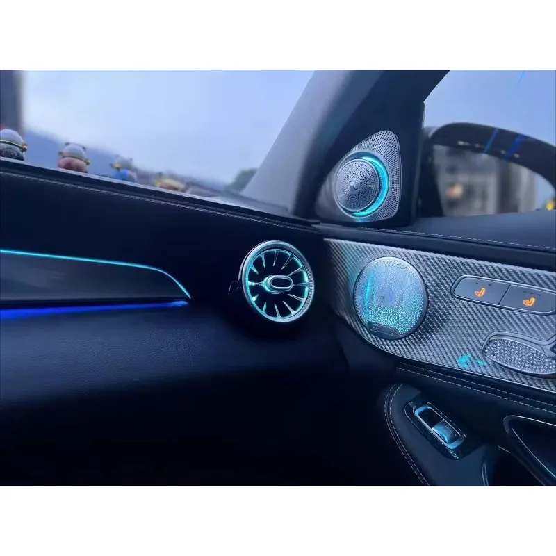 بالنسبة لمرسيدس بنز GLC-X253 مناسب لأضواء مرسيدس بنز المحيطة، حيث يتميز بمنفذ توربيني لـ enviro الداخلي