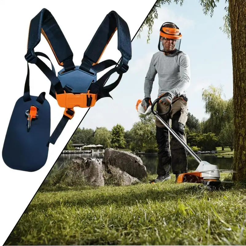 Weedeater Harness Brushcutters Strimmer Harness Comfort مبطن Weedeater Accessories لتشذيب صيانة الحديقة