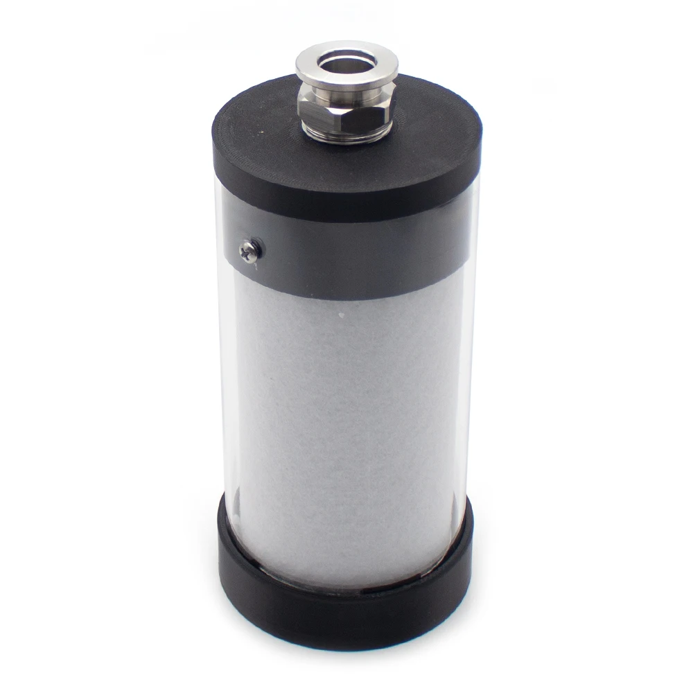 Rotary Vane Vacuum Pump Oil Mist Filter - Removes Smoke, Vapor & Odors, Replaceable Cartridge, KF16/KF25/KF40 Optional