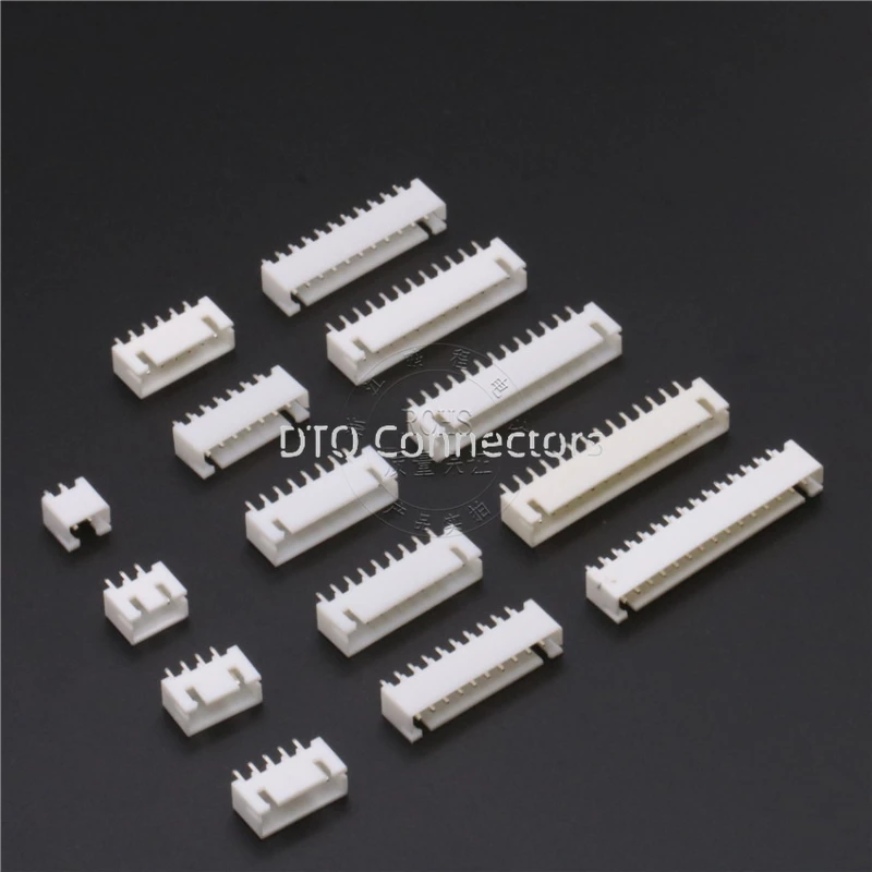 50pcs XH2.54mm 2/3/4/5/6/7/8/9/10/11/12/13/14/15/16pin JST Connector plug Male, Female, Crimps