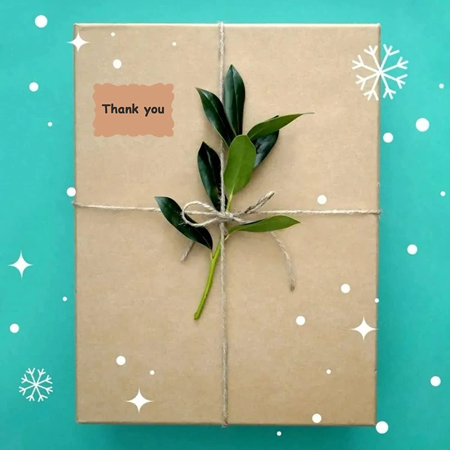 150 Stück Geschenk anhänger Aufkleber Weihnachts geschenk anhänger Aufkleber Namensschild Aufkleber Aufkleber Etiketten 1,25x2,28 Zoll (Kraft braun)