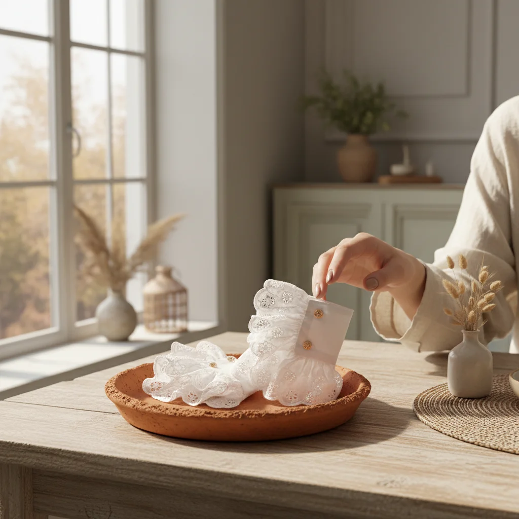 

1 Pair Victorian Lace Fake Cuffs For Women Retro White Embroidery Ruffled Wrist Sleeve Lolita Garters Decorative Fake Sleeve