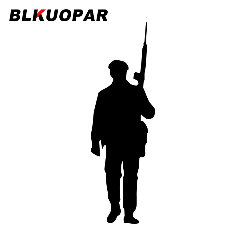 

BLKUOPAR Military Soldier Car Sticker Sunscreen Creative Original Fashionable Decoration Personality Funny Car Door Protector