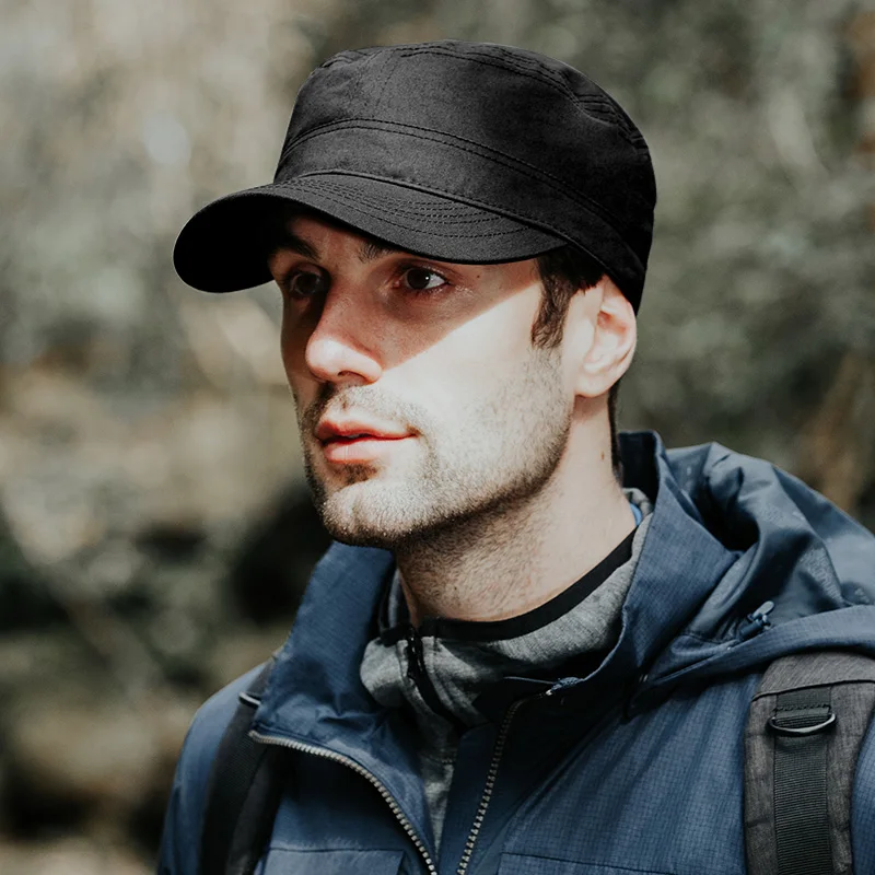 Casquette militaire d\'aventure en plein air pour hommes, chapeau à visière réglable, casquettes de camionneur pour dames, chapeau décontracté,