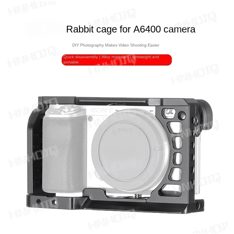 For A6400/A6500/A6300 Camera Rabbit Cage A6000 SLR Photography Camera Cage Rabbit Cage Quick Shoe Accessories