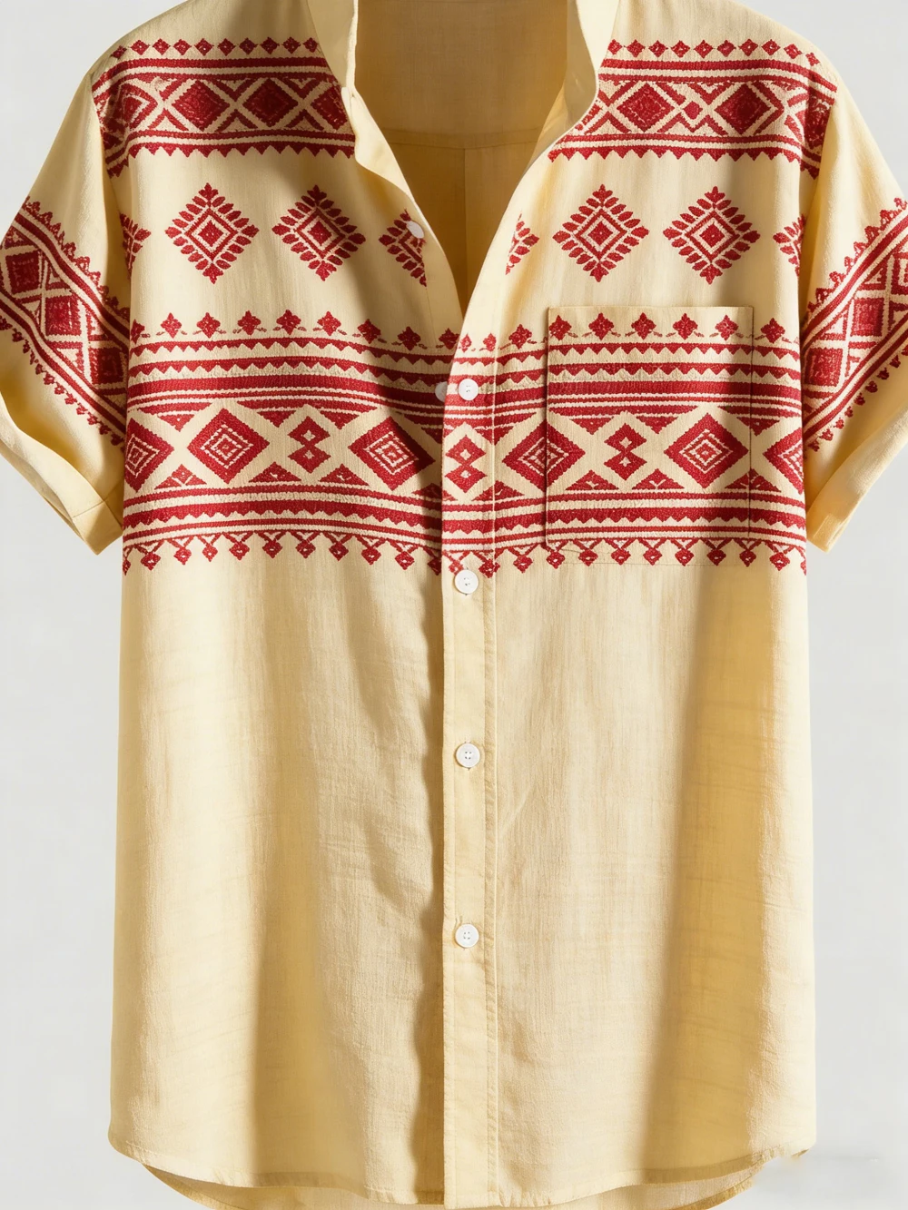 

Men's Linen Simple Short Sleeve Shirt Geometric Square HD 3D Printed Shirt Hawaiian Outdoor Social Designer Shirt Fast Shipping