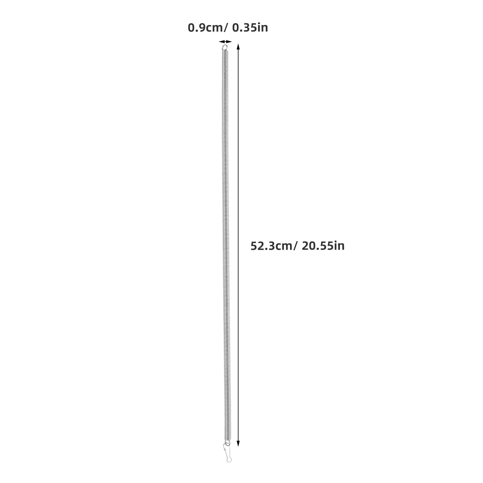 2Pcs Screen Door Springs Long Extension Replacement Hardware for Screen Garden Fence Gate Exterior Storm Door Closure