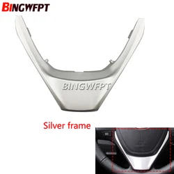 The silver U-shaped frame of the car steering wheel switch  for Toyota Corolla E180 RAV4 2014 2015