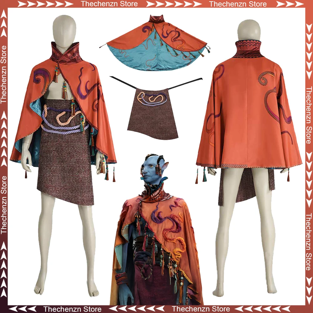 

Fancy Dress 2025 Avatar of Fire Ash Chief Peylak Cosplay For Men Clothing Movie Costume Halloween Man Fantasia Party Outfit